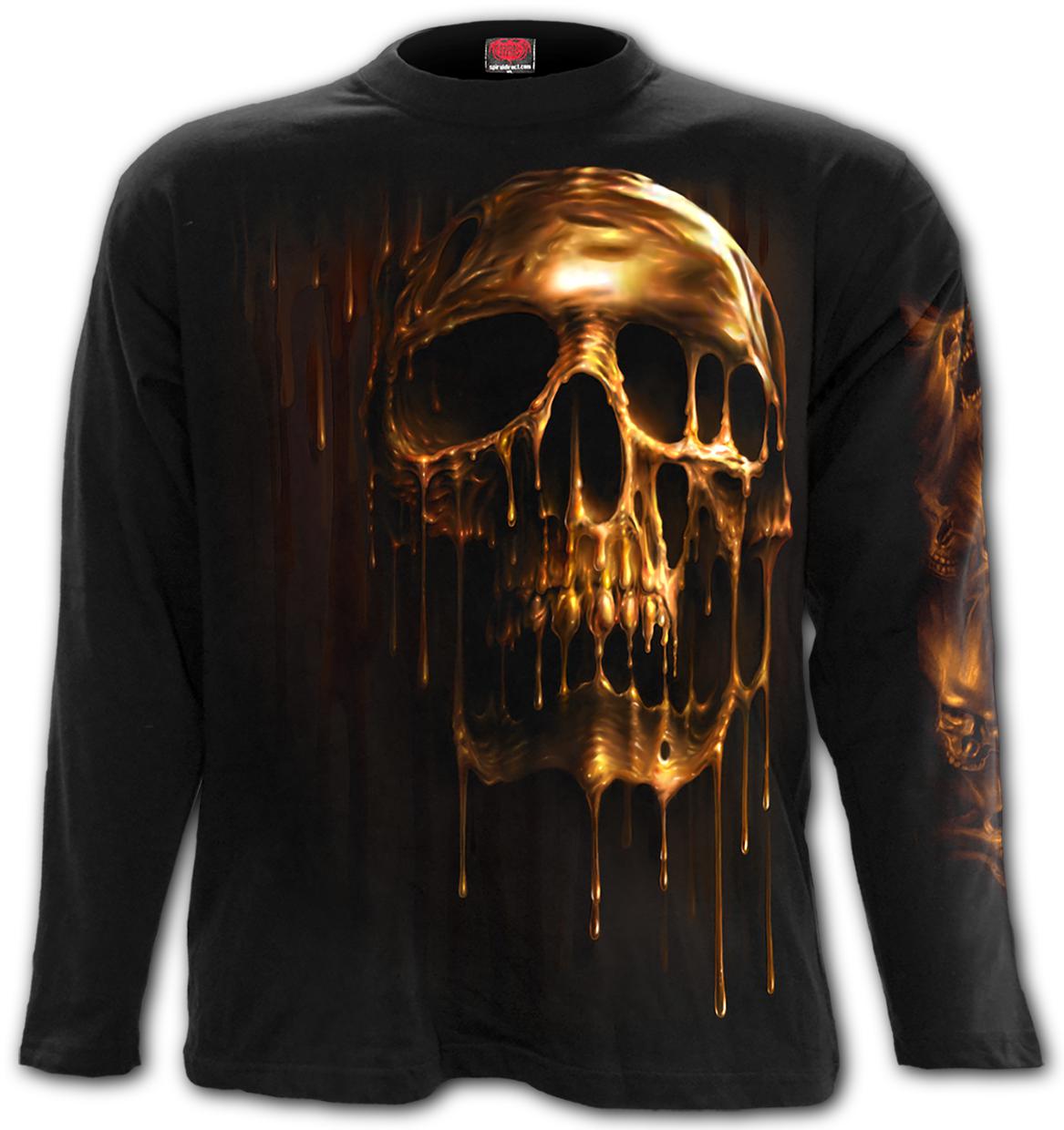 Longsleeve M036M301 DRIPPING GOLD - Longsleeve T-Shirt Black (Lichidare Stoc!)