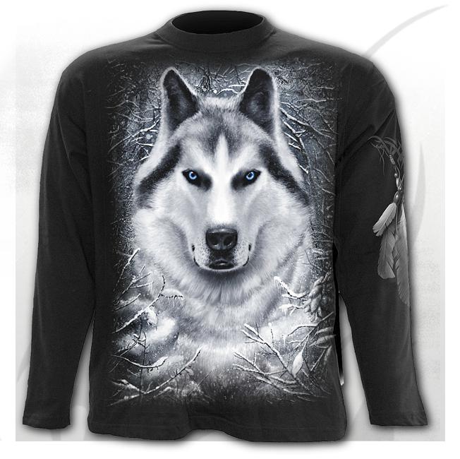 Longsleeve   T053M301  WHITE WOLF - Longsleeve T-Shirt Black