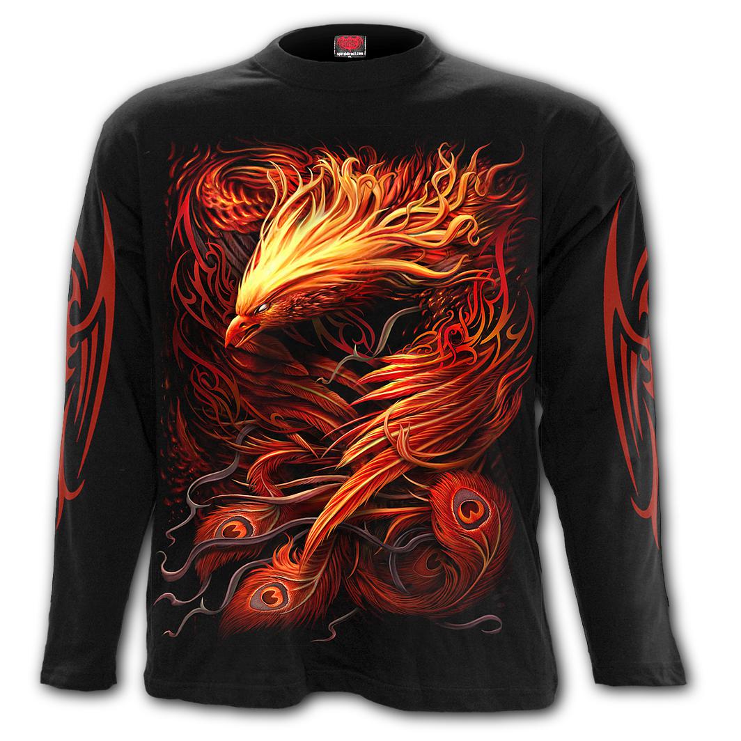 Longsleeve T145M301 PHOENIX ARISEN - Longsleeve T-Shirt Black