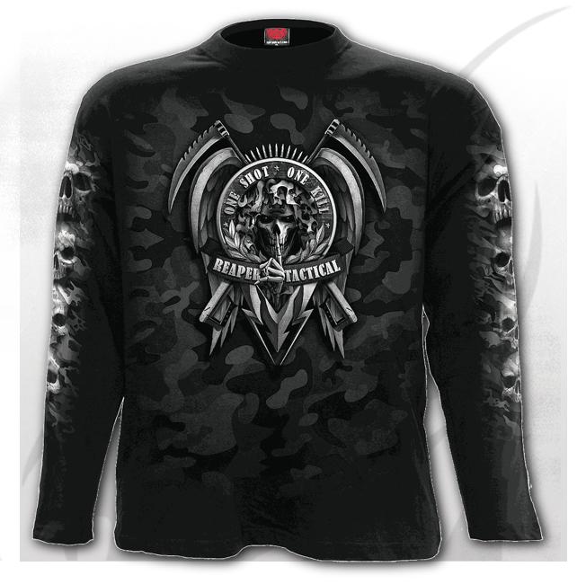 Longsleeve T178M301 TACTICAL REAPER - Longsleeve T-Shirt Black