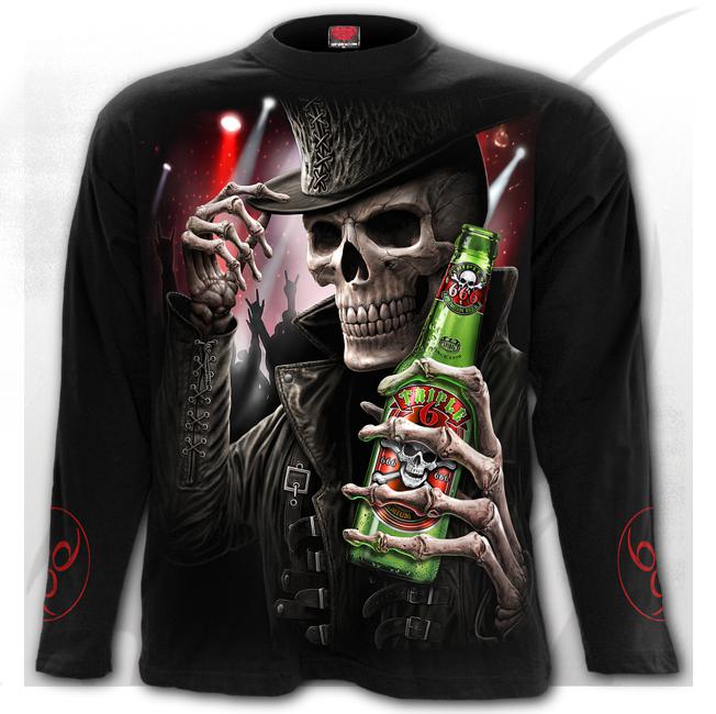 Longsleeve T185M301 TRIPLE 6 - Longsleeve T-Shirt Black