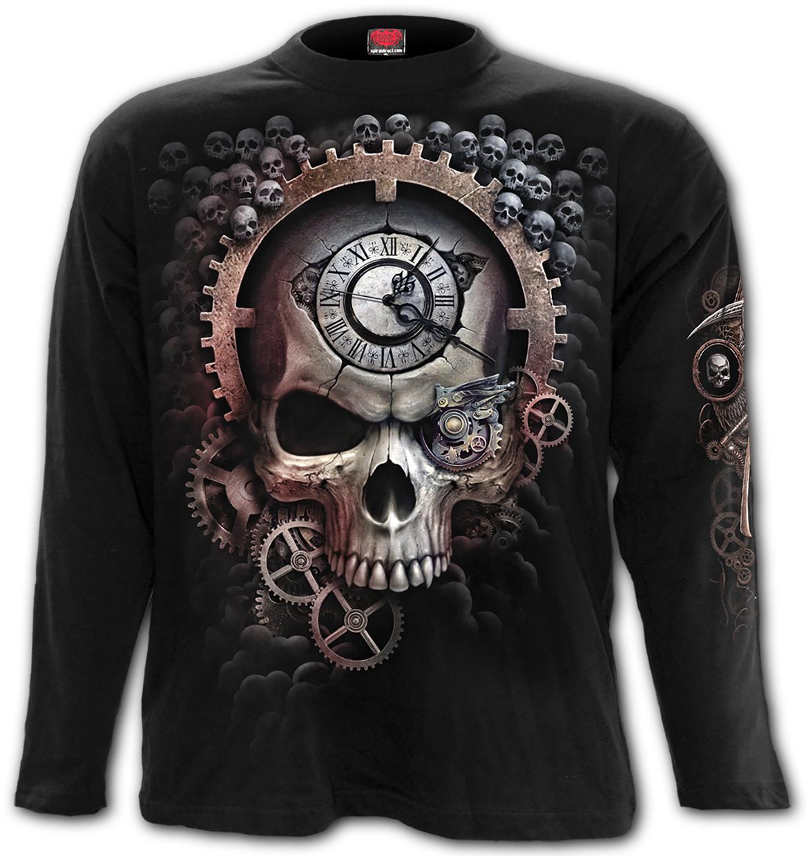 Longsleeve T213M301 REAPER TIME - Longsleeve T-Shirt Black