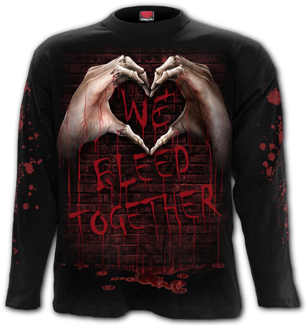 Longsleeve X002M301 WE BLEED TOGETHER - Longsleeve T-Shirt Black