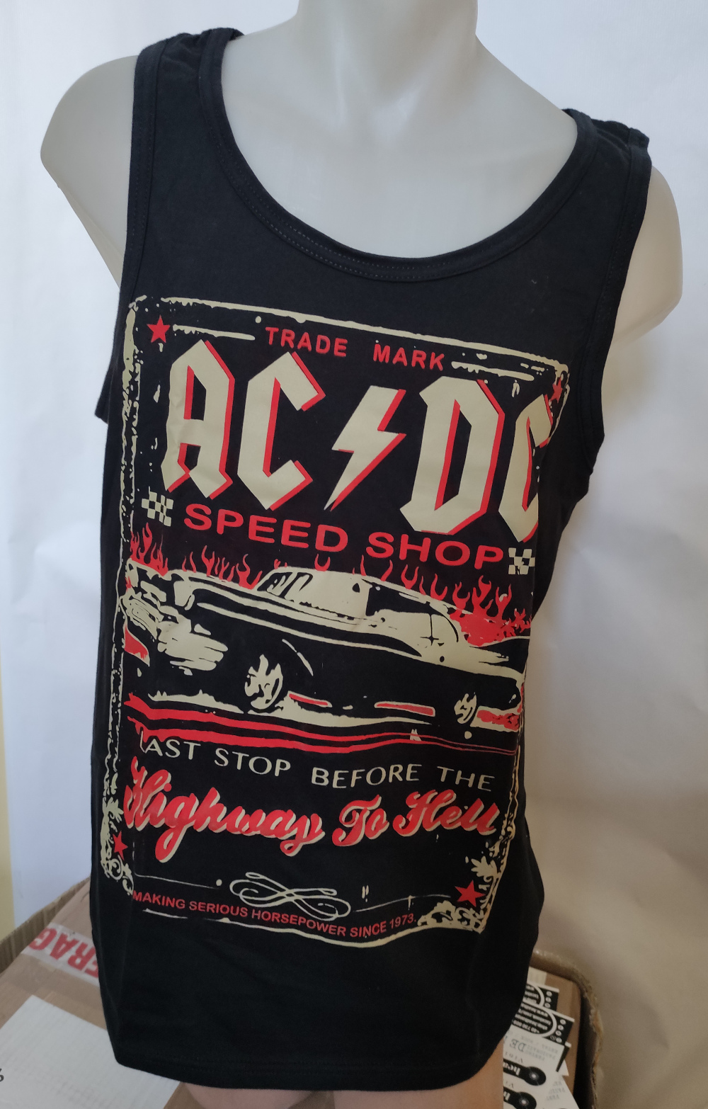 Maieu barbatesc AC/DC Highway to Hell Vintage Car
