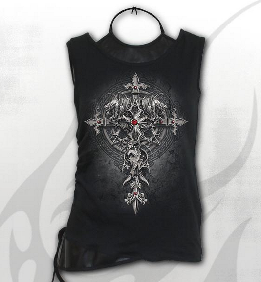 Maieu D075G076 - Custodian (cu insertii de imitatie de piele)