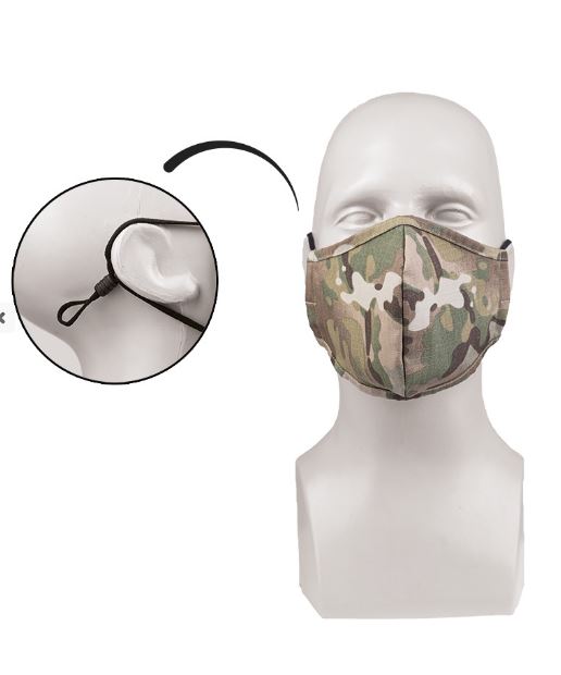 Masca refolosibila reglabila  multitarn ripstop Art. 12670049