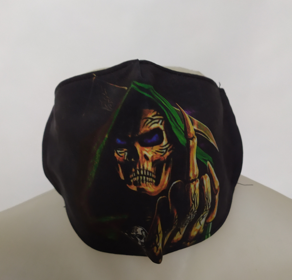 Masca reutilizabila reglabila Green hood death