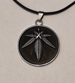 Medalion inox Cannabis (Colectia Motorbike)
