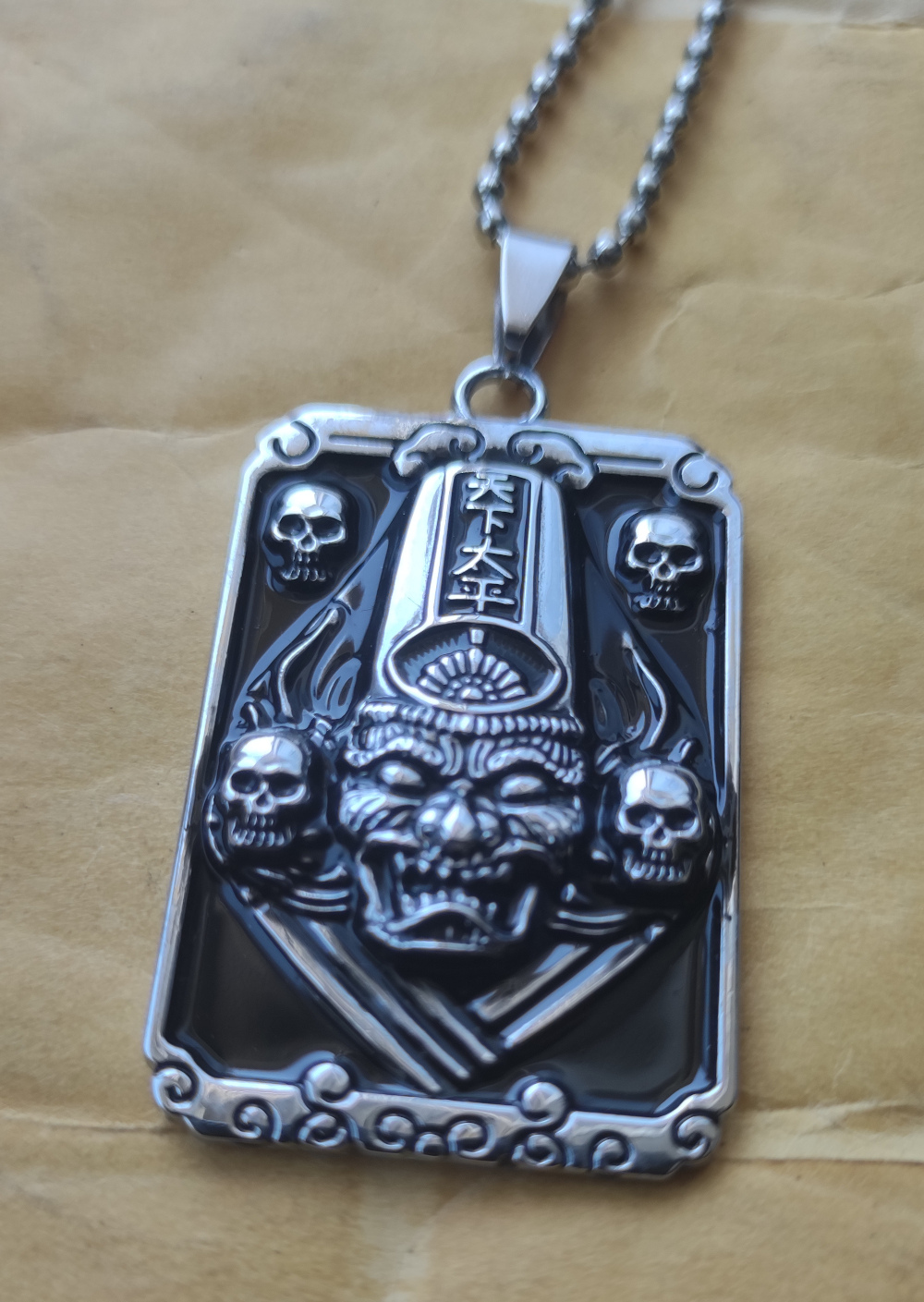 Medalion inox Japanese Monster (colectia Motorbike)