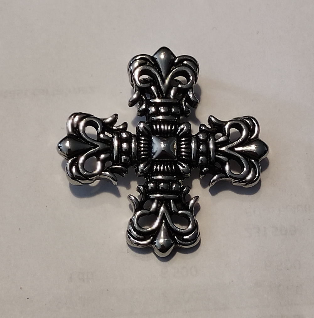 Medalion masiv de inox Cross  PRU40