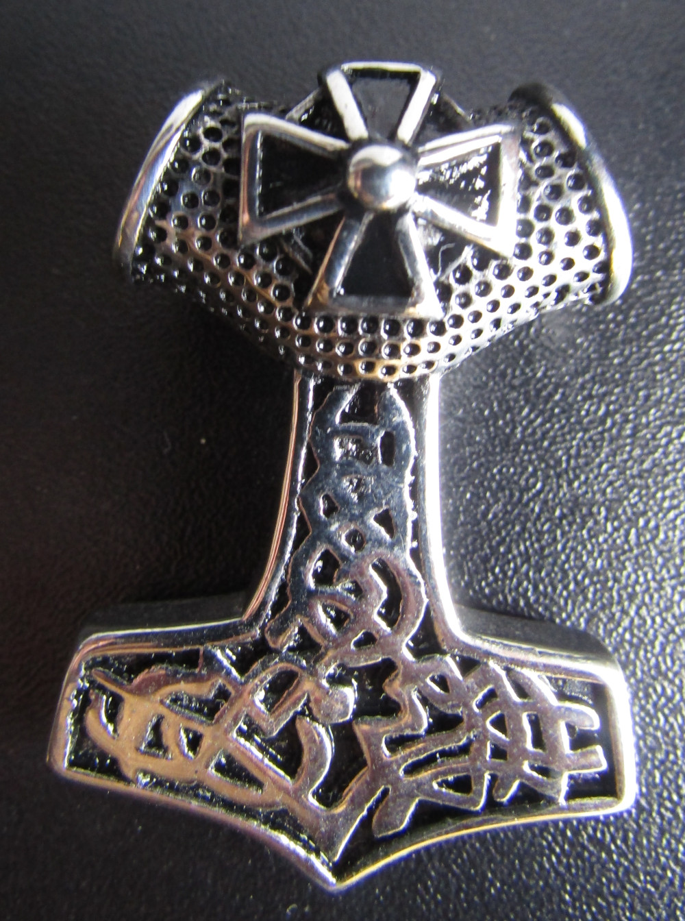 Medalion masiv de inox Thors Hammer PRU1