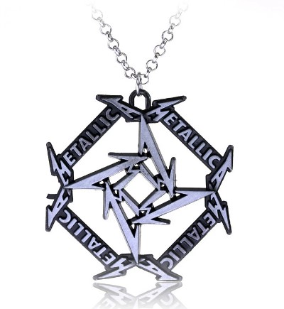 Medalion Metallica Ninja Star gri
