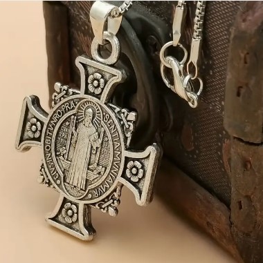 Medalion Sfantul Mihail/Crucea lui Hristos (JBG)