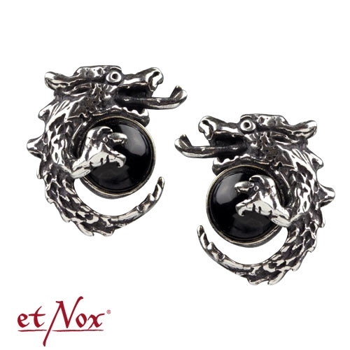 O802 Cercei de argint Dragon