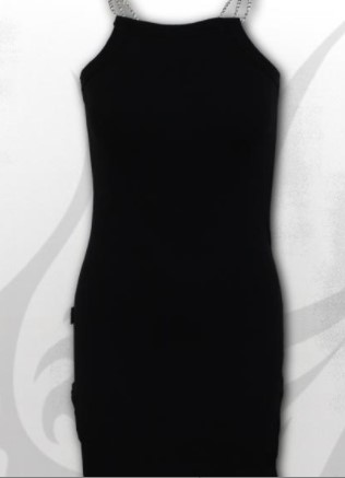 P002F101 - Gothic Rock cu bretele de lant