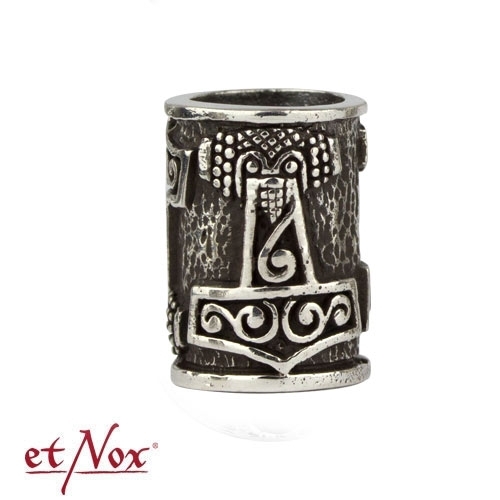 P1001 Inel de argint pentru barba sau par (beard or hair bead) Hammer of Thor