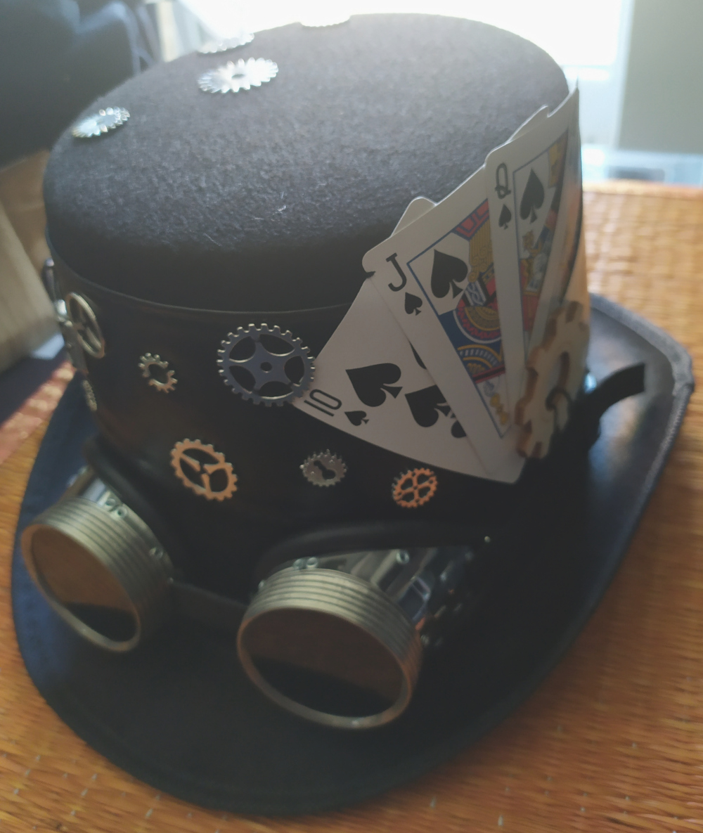 Palarie tip Joben Steampunk model 10 - Gambler