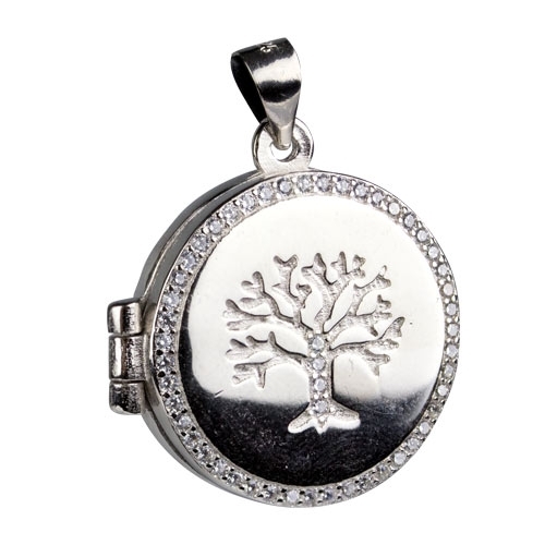 K133 Pandantiv de argint cu deschidere - Tree of Life