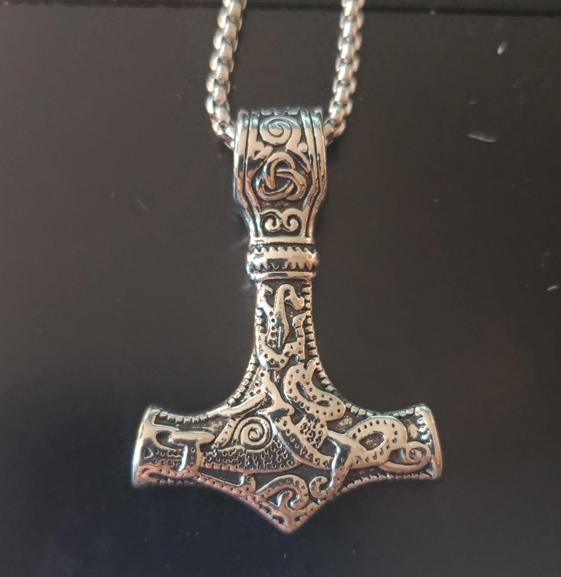 Pandantiv Viking Thors Hammer model 1