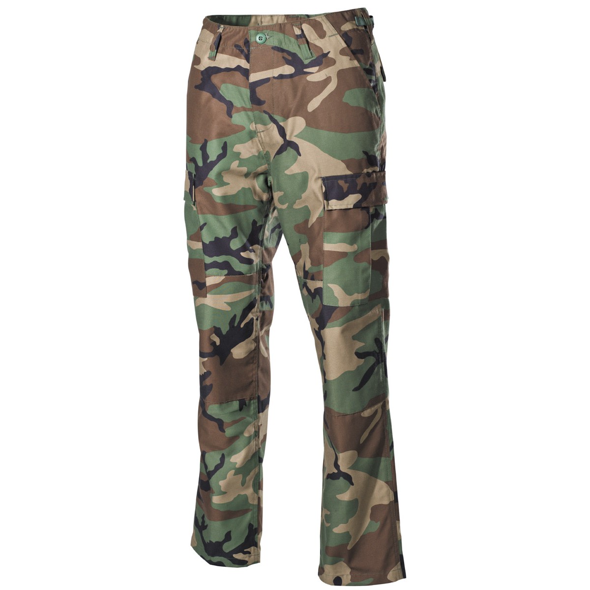 Pantaloni army BDU Combat woodland cu intarituri la genunchi si sezut (Art. 01294T)