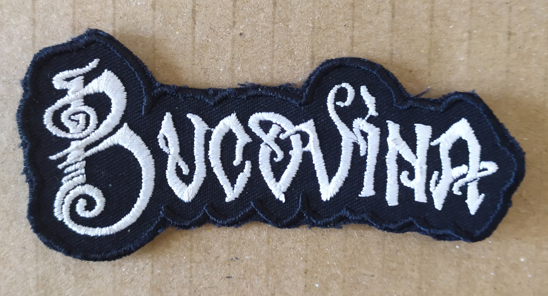 Patch Bucovina Logo alb (patch brodat)
