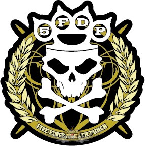 Patch Five Finger Death Punch Knuckle Logo (patch brodat) (P-SHK)