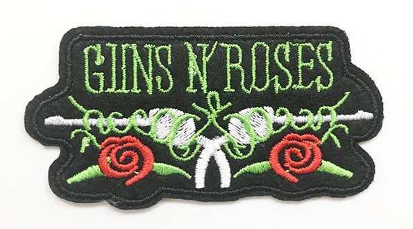 Patch GUNS N ROSES Pistols and Roses (patch decupat) (JBG)