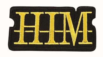 Patch HIM Logo galben (patch decupat) (JBG)