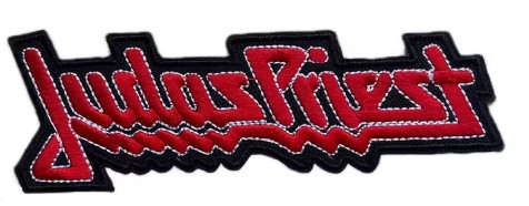 Patch JUDAS PRIEST Red Logo (patch decupat) (JBG)