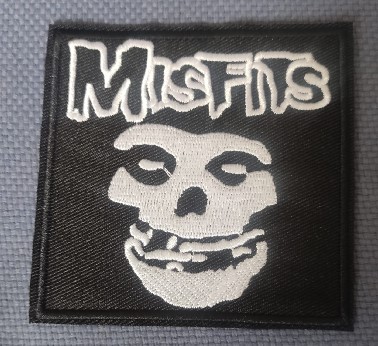 Patch MISFITS White Skull (JBG)