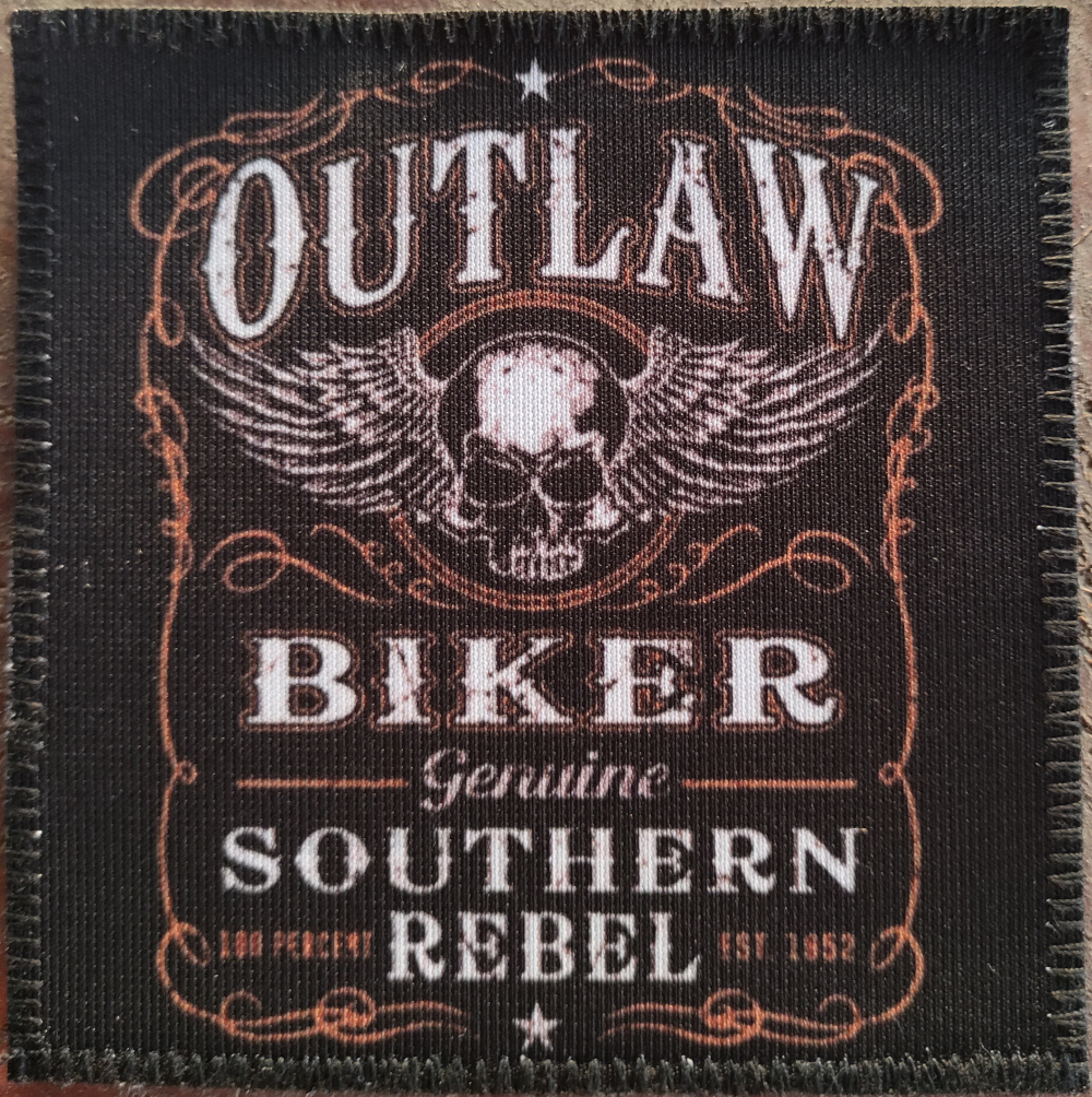 Patch OUTLAW BIKER (colectia Outlaw)(P-SHK)