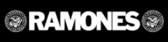Patch RAMONES Logo  (superstrip)(P-SHK)