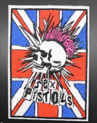 Patch SEX PISTOLS Skull on Flag (JBG)
