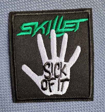 Patch SKILLET Sick of It (patch decupat) (JBG)