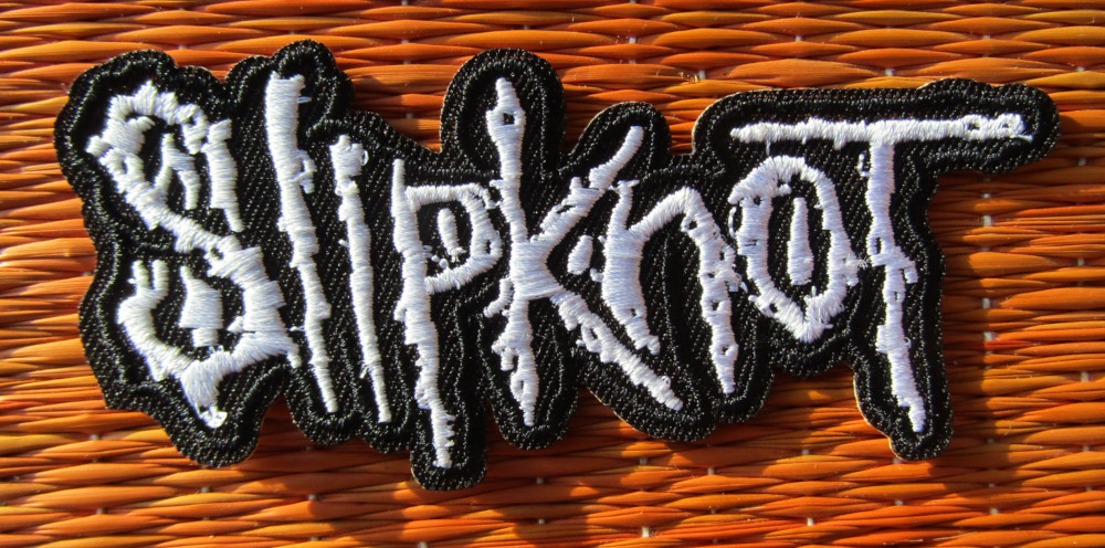 Patch SLIPKNOT White Logo (patch decupat) (JBG)