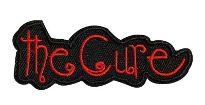 Patch The Cure Logo rosu (patch decupat) (JBG)