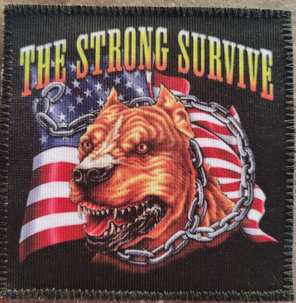 Patch THE STRONG SURVIVE (colectia Outlaw)(P-SHK)