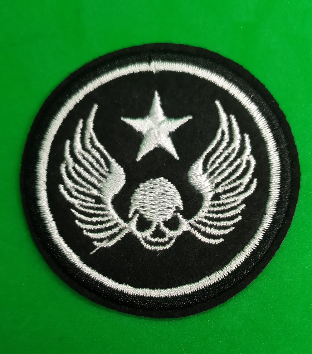 Patch Winged Skull (patch decupat) (JBG)