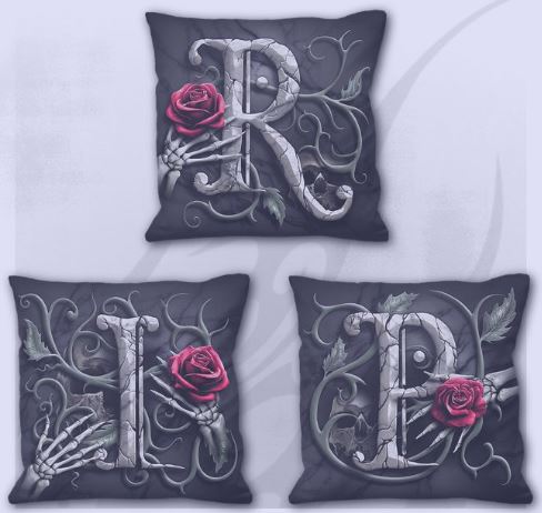 Pernute decorative (set 3 buc.)  K069A514  R.I.P. - Square Cushion (Set of 3)