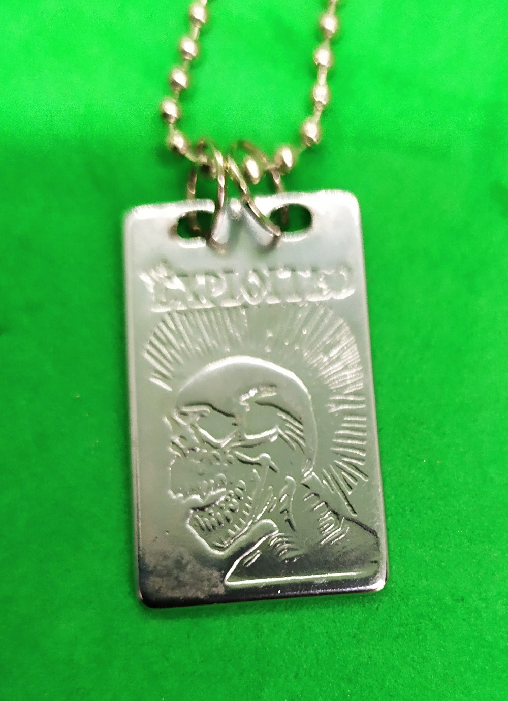 Placuta De Inox Gravata THE EXPLOITED (Unicat)