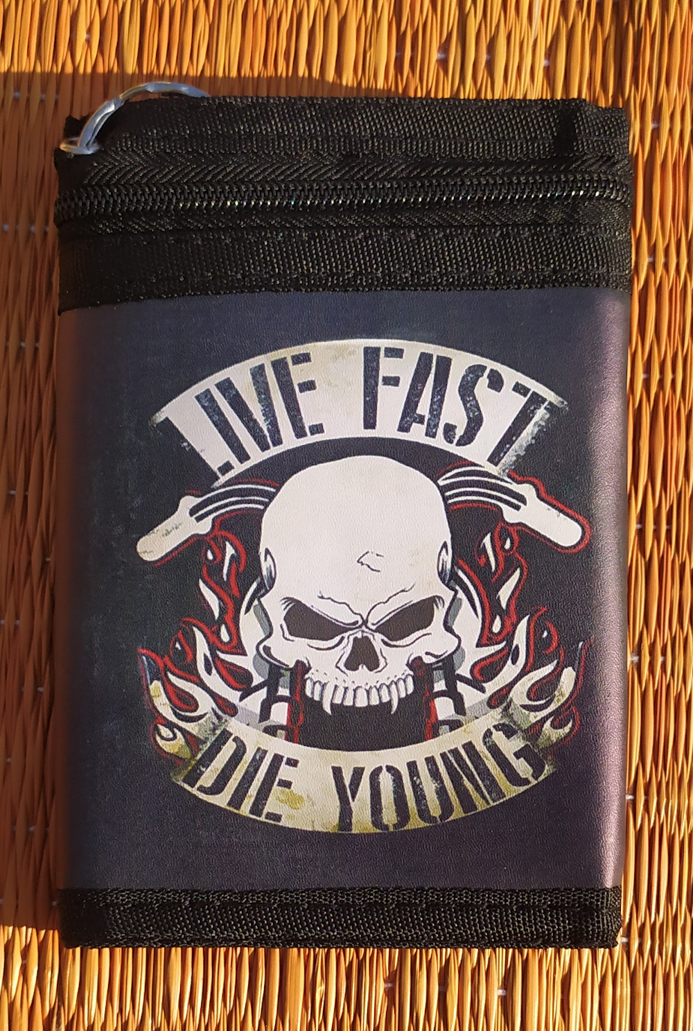Portofel cu lant BIKER LIVE FAST (JHN)