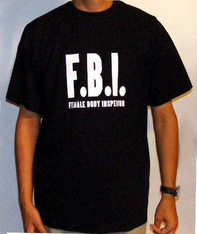 Tricou TBF negru F.B.I.