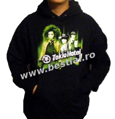Hanorac cu gluga si fermoar TOKIO HOTEL - Green Group