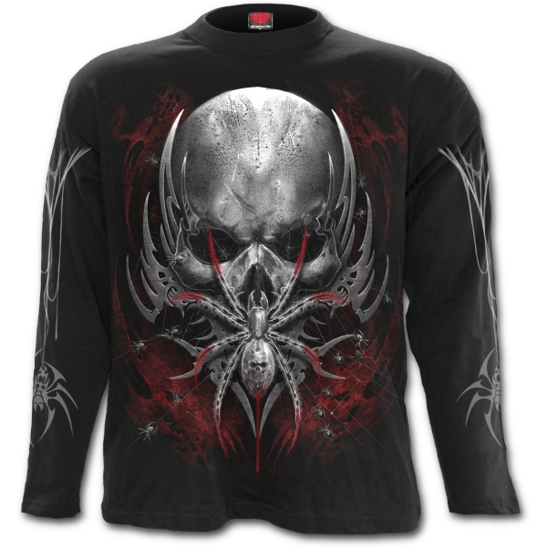 Longsleeve D073M301 - SPIDER SKULL (lichidare stoc)