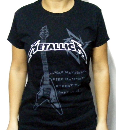 Girlie Gildan METALLICA Chitara si Ninja