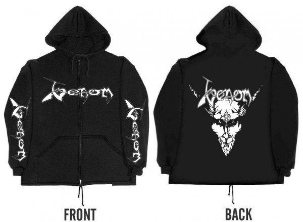 Hanorac cu fermoar - zipper hood VENOM Black Metal HN/VK/128