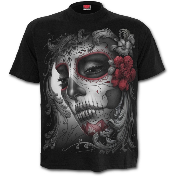 Tricou D058M121 - SKULL ROSES