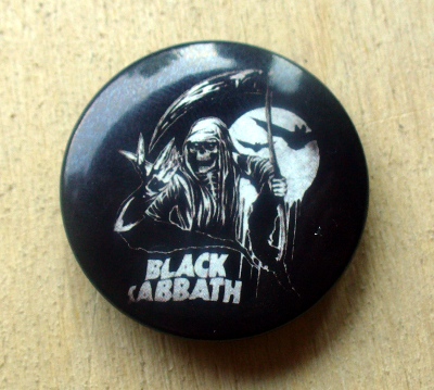 Insigna 2,5 cm BLACK SABBATH Reaper (I-SHK)