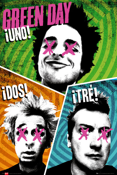 Poster GREEN DAY Trio
