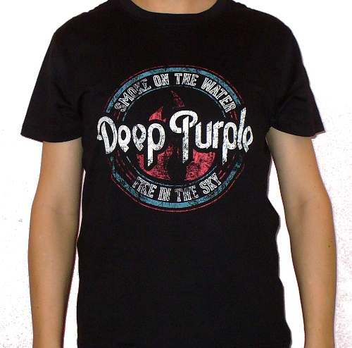 Tricou Deep Purple Smoke on The Water TR/JV/A-DEEP-02